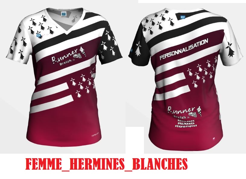 Femme Hermines Blanches
