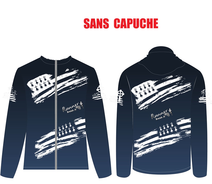 Coupe-vent sans capuche